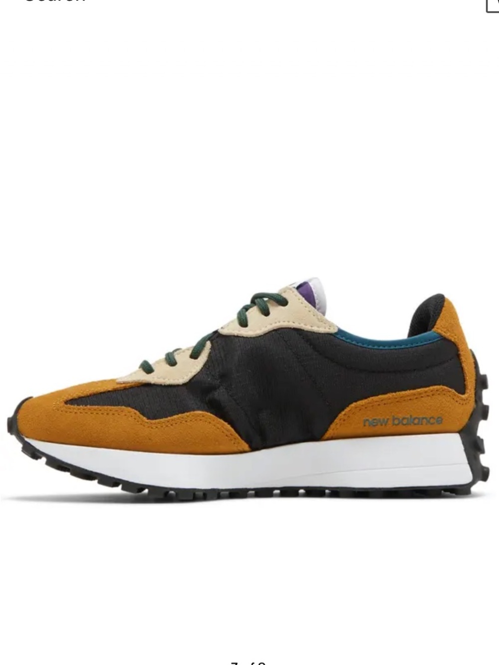 New Balance | Women’s Brown/Teal ‘Workwear Moonstone’ 327 Lace Up Sneakers Sz 10 - Picture 3 of 16